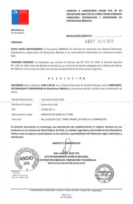 Portada catálogo Certificaciones Laboratorio Kasem